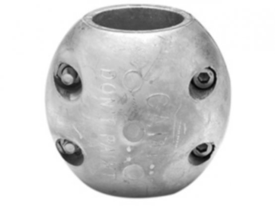 Anode, collier profilé, arbre de 7/8 po