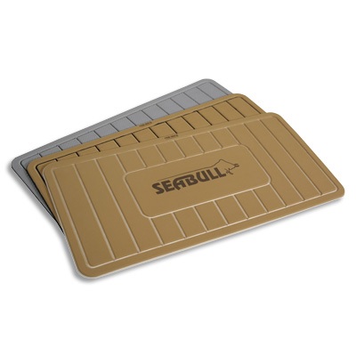 Tapis en teck synthétique blanc Escape 30 x 90 cm, épaisseur : 6 mm