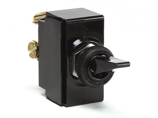 Interrupteur à bascule, SPST, plastifié, SCR 25A D12