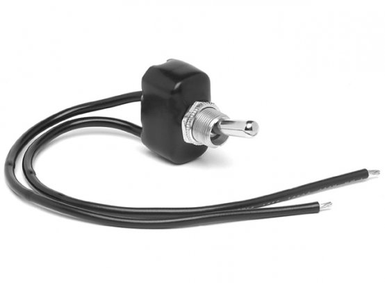 Interrupteur à bascule, SPST MET WIRE ENC 25A D12