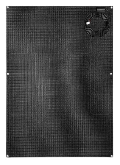 Panneau solaire monocristallin semi-flexible 200 W, 1570 x 702 x 4,5 mm, avec boîte de jonction MC4