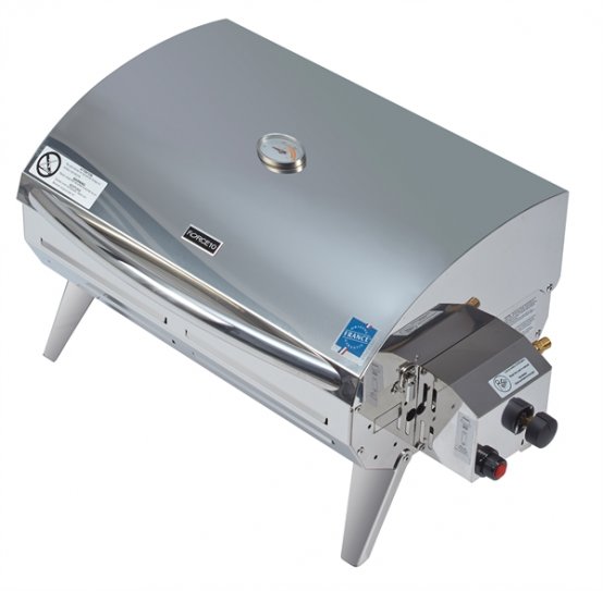 Barbecue, gril à gaz en acier inoxydable