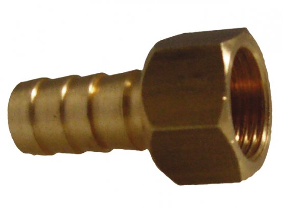 Raccord cannelé, filetage femelle 3/8" pour tuyau 3/8" N