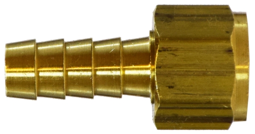 Raccord cannelé pivotant pour tuyau d'arrosage : 1/4" ; diamètre du tuyau : 1/4"