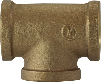 Té conique femelle en bronze 1/4″ NPT
