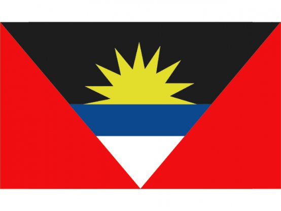 Drapeau d'Antigua 30 x 45 cm