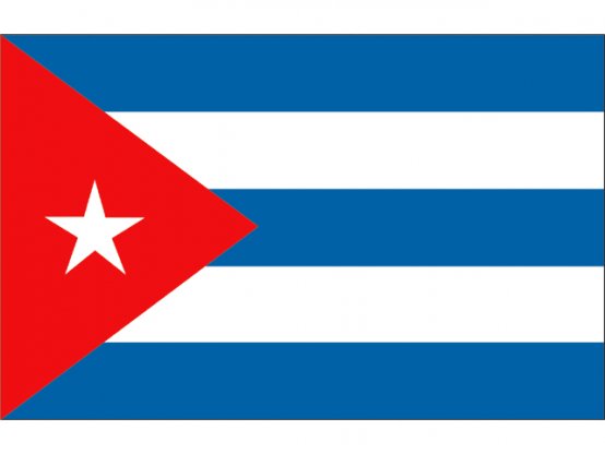 Flag, Cuba  20 x 30cm