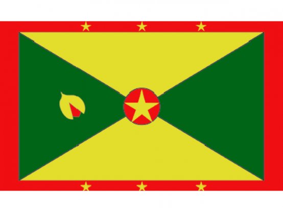 Drapeau de Grenade 20 x 30 cm