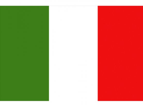 Drapeau italien 30 x 45 cm