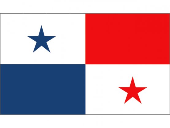Drapeau du Panama 20 x 30 cm