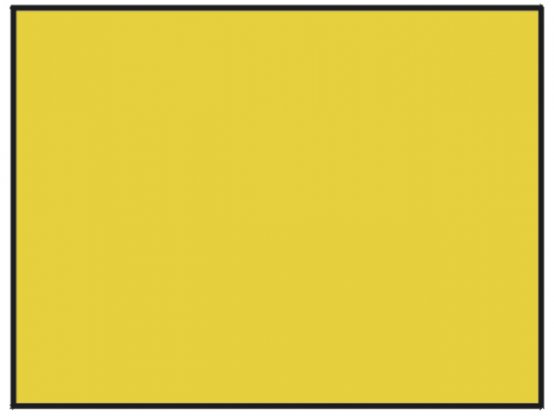 Drapeau, code international : Q Jaune, dimensions : 30 x 45 cm