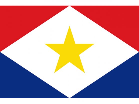 Drapeau Saba 20x30cm