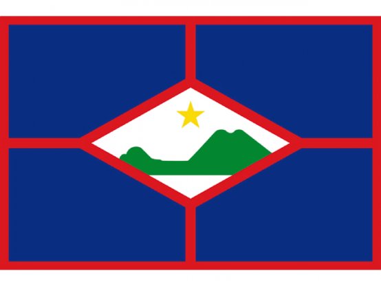 Drapeau de Saint-Eustache 20x30cm