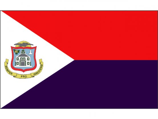 Flag, St.Maarten 30 X 45 cm