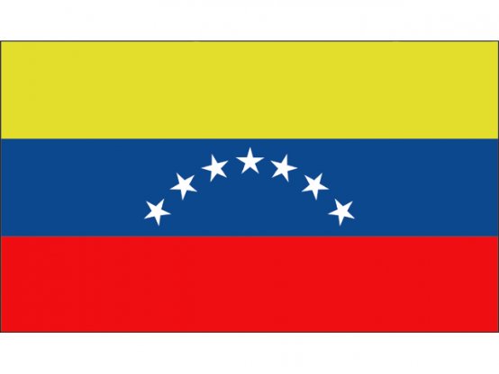 Drapeau du Venezuela 20 x 30 cm