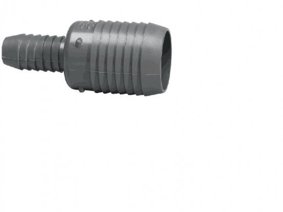 Raccord réduit, tuyau en PVC : 2 po x 1 po