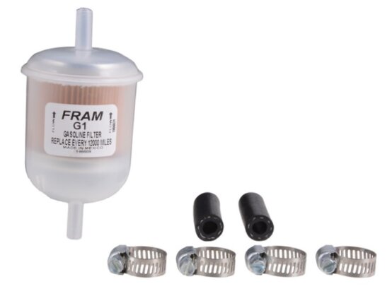 Filtre à essence jetable en ligne 1/4"