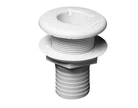 Passe-coque, tuyau Mrln : tête molle 3/4" CF25