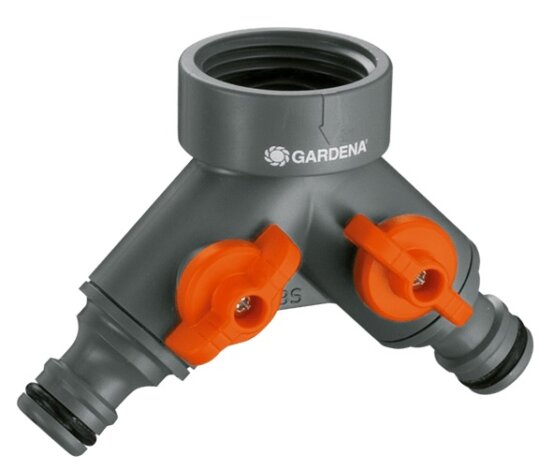 Connecteur, double prise 33,3 mm (G 1") Filetage à clip