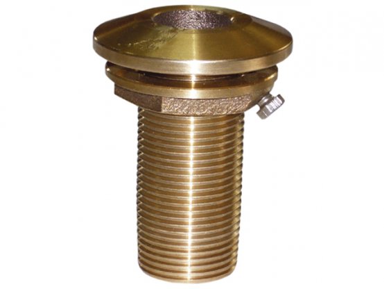 Passe-coque, traversée complète : 1,5″ L : 3,15″ Brz à tête molle