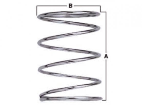 Ressort, support 0:35 L:64mm