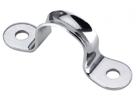 Sangle à œillet, en acier inoxydable estampé, entraxe : 52 mm pour Har/280