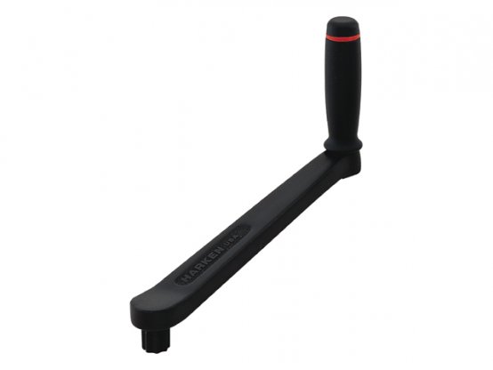 Poignée de treuil, 10 po en aluminium sans verrou