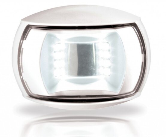 Feu de navigation arrière 2NM transparent 9-33V Boîtier blanc Câble 2,5 mm