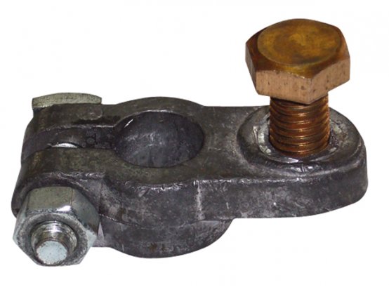 Borne de batterie, HD avec boulon négatif