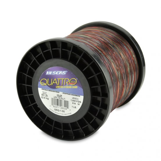 Monofilament Quattro Plus 50 lb de résistance 1 lb