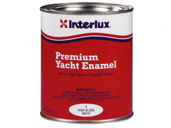 Peinture émail, blanc brillant haute intensité, pot de 1 litre