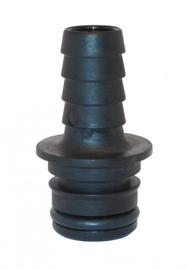 Kit de ports, embout droit cannelé de 1/2 pouce