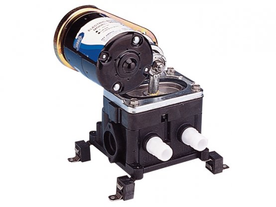 Pompe de cale, non submersible 12 V 5,5 gal/min, entraînement par courroie