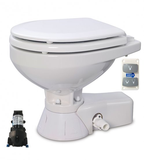 WC électrique Quiet Flush Compact - 12V + pompe