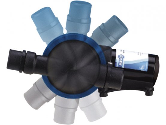 Pompe à déchets, non sub 12 V 5 GpM, ports : 1,5" sans filtre