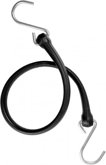 Sangle élastique 24″ avec crochets galvanisés robustes noirs