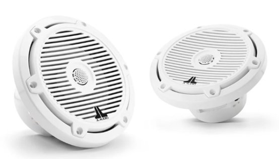 Haut-parleur coaxial marin 6,5", grilles blanches classiques M3-650X-C-Gw