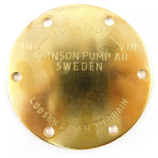 Plaque de recouvrement d'extrémité, cercle de vis 6D:74mm F7