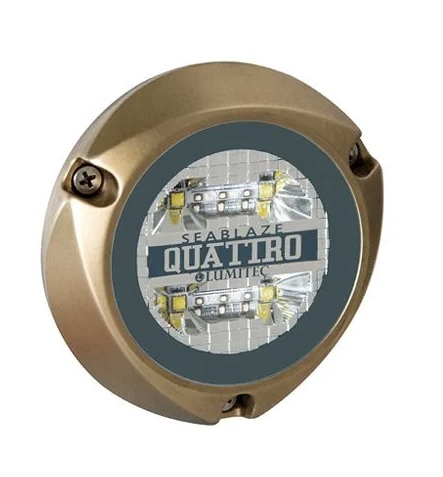 Projecteur sous-marin LED Lumitec SeaBlaze Quattro - Spectre - RGBW