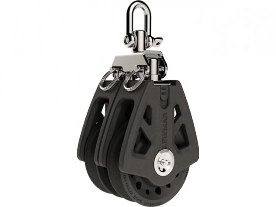 Poulie double 72 mm OOpt-Line 10 mm 2 Pos-Shackle