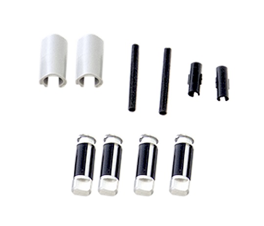 Kit de charnières, profil bas en alliage Mk2