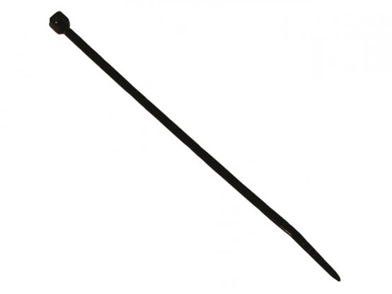Attaches de câble, 28 cm (11 po), noires, standard, résistantes aux UV, paquet de 100