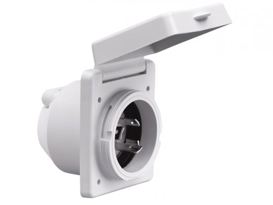 Prise d'alimentation, série : 30 A-125 V-Verrouillage-Mal Fg