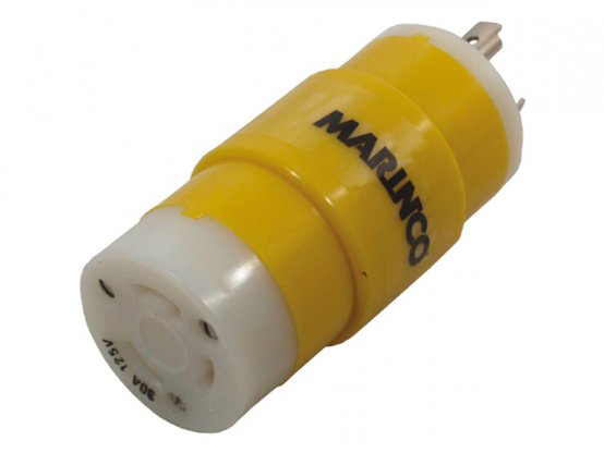 Adaptateur droit 30 A 125 V femelle vers 20 A 12