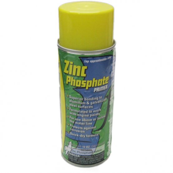 Apprêt en aérosol, phosphate de zinc jaune 355 ml