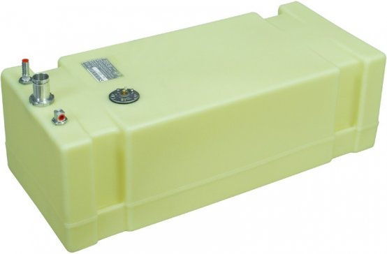 Réservoir de carburant, sous le pont 27 gal Longueur : 36,5 Largeur : 16 Hauteur : 11,75