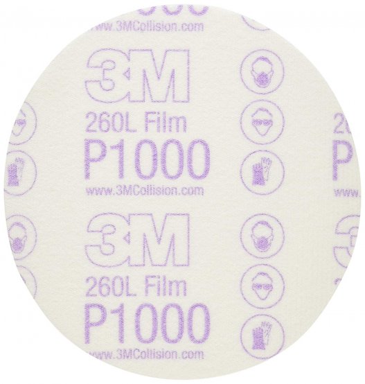 Ponçage P1000 3M260L Film à ailettes crochetées 5 X NH PN0953*500