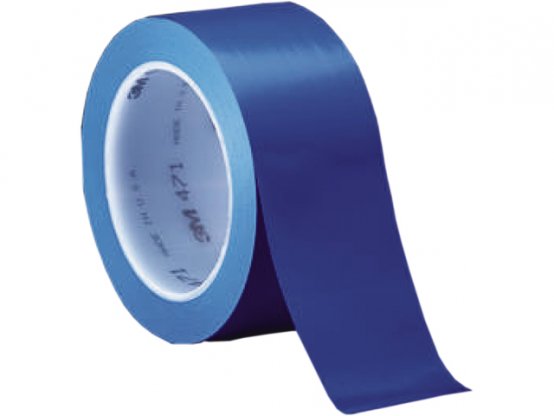 Ruban de masquage, vinyle bleu, largeur 3/4 po, longueur : 36 verges, n° 471