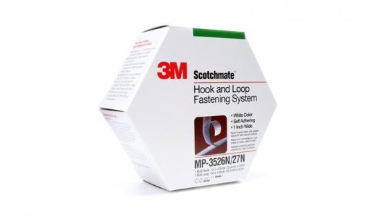 Velcro, Attache Blanc PSAdhésif Largeur : 1"