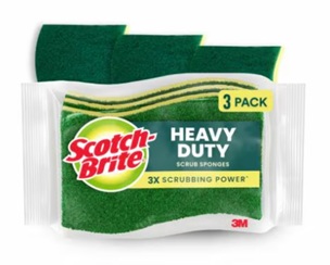 Lot de 3 éponges Scotch-Brite ultra-résistantes
